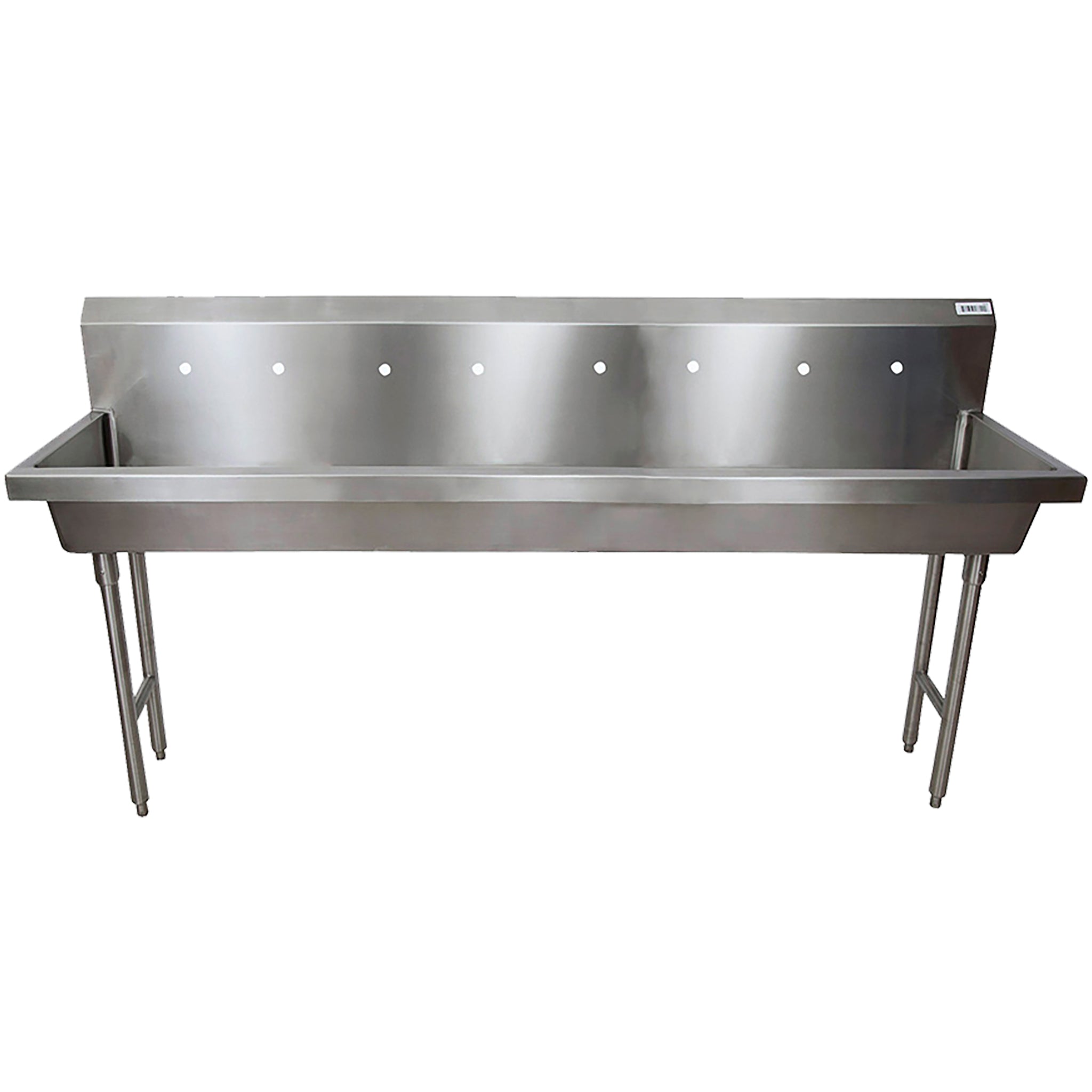 BK Resources MSHS Series Free Standing Multi-Station Hand Washing Sink - Various Sizes-Phoenix Food Equipment