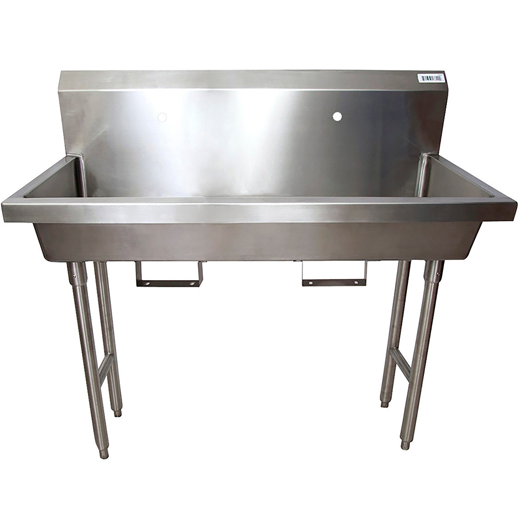 BK Resources MSHS Series Free Standing Multi-Station Hand Washing Sink - Various Sizes-Phoenix Food Equipment