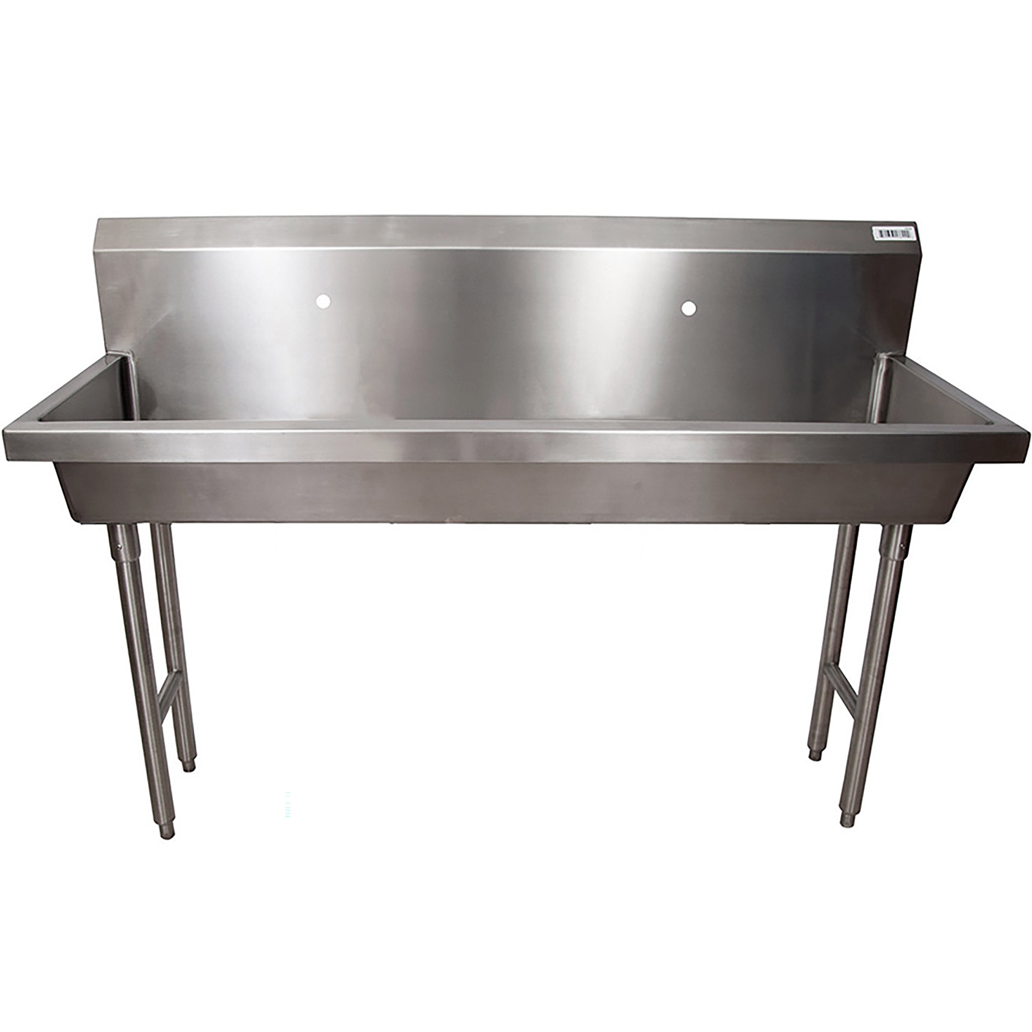 BK Resources MSHS Series Free Standing Multi-Station Hand Washing Sink - Various Sizes-Phoenix Food Equipment