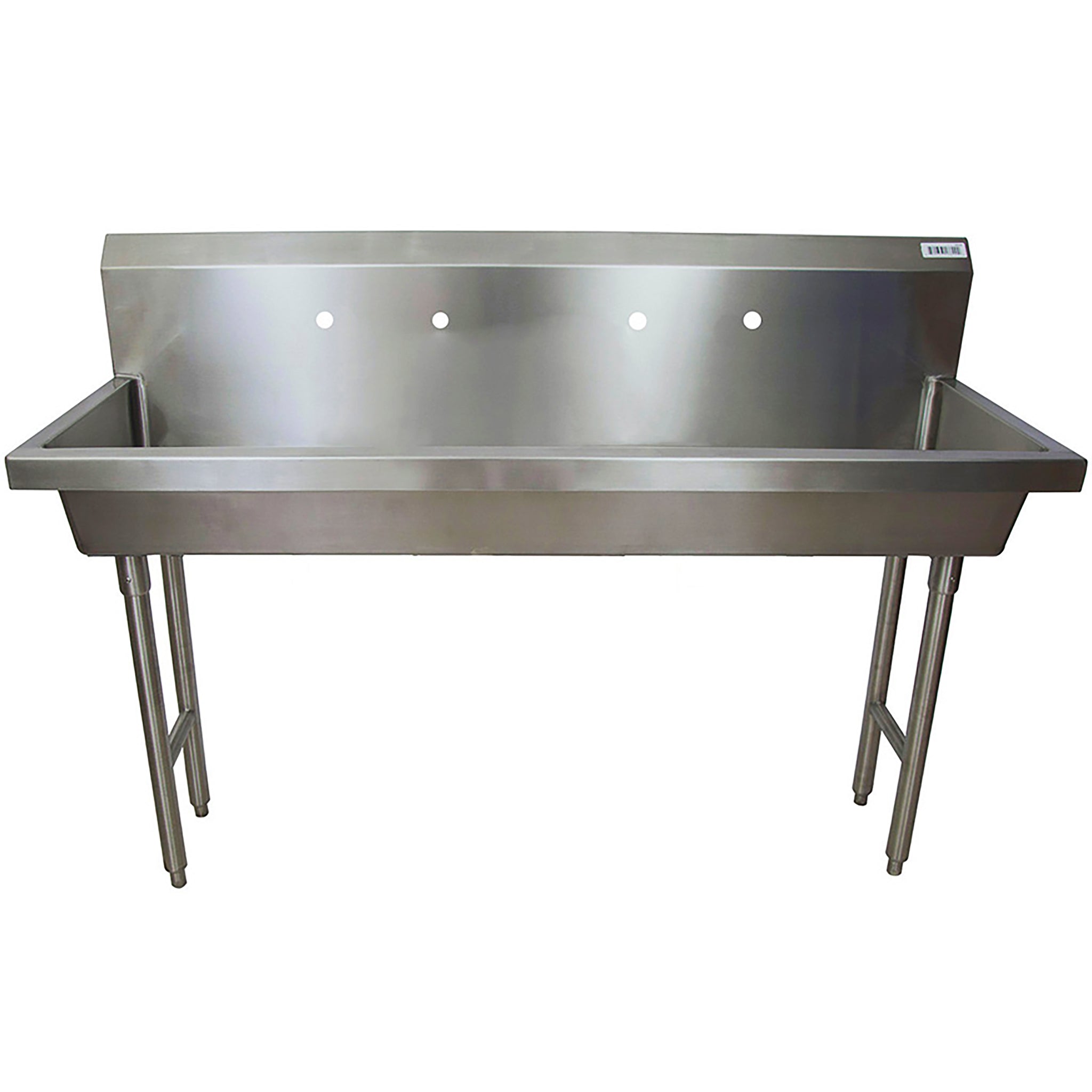 BK Resources MSHS Series Free Standing Multi-Station Hand Washing Sink - Various Sizes-Phoenix Food Equipment