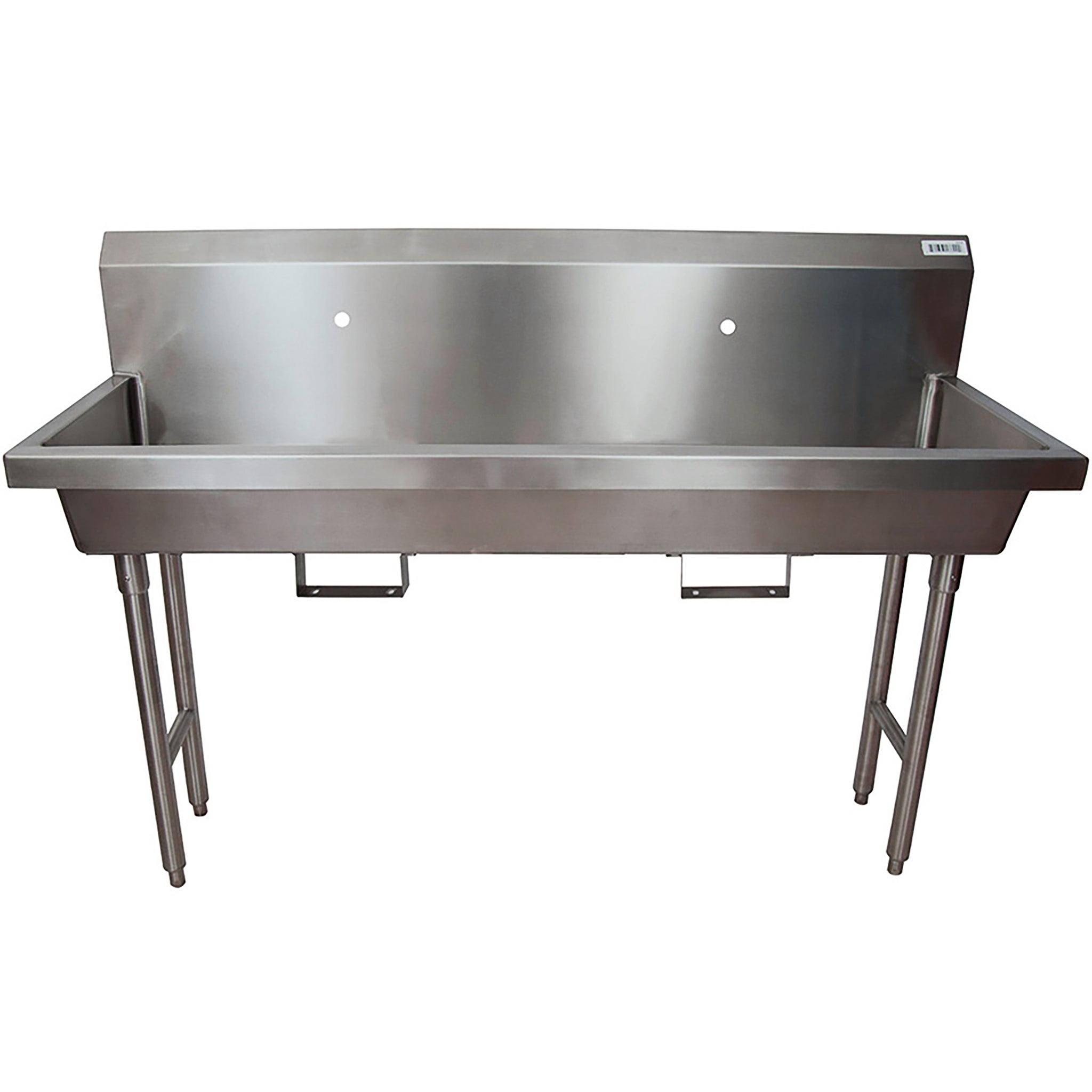 BK Resources MSHS Series Free Standing Multi-Station Hand Washing Sink - Various Sizes-Phoenix Food Equipment