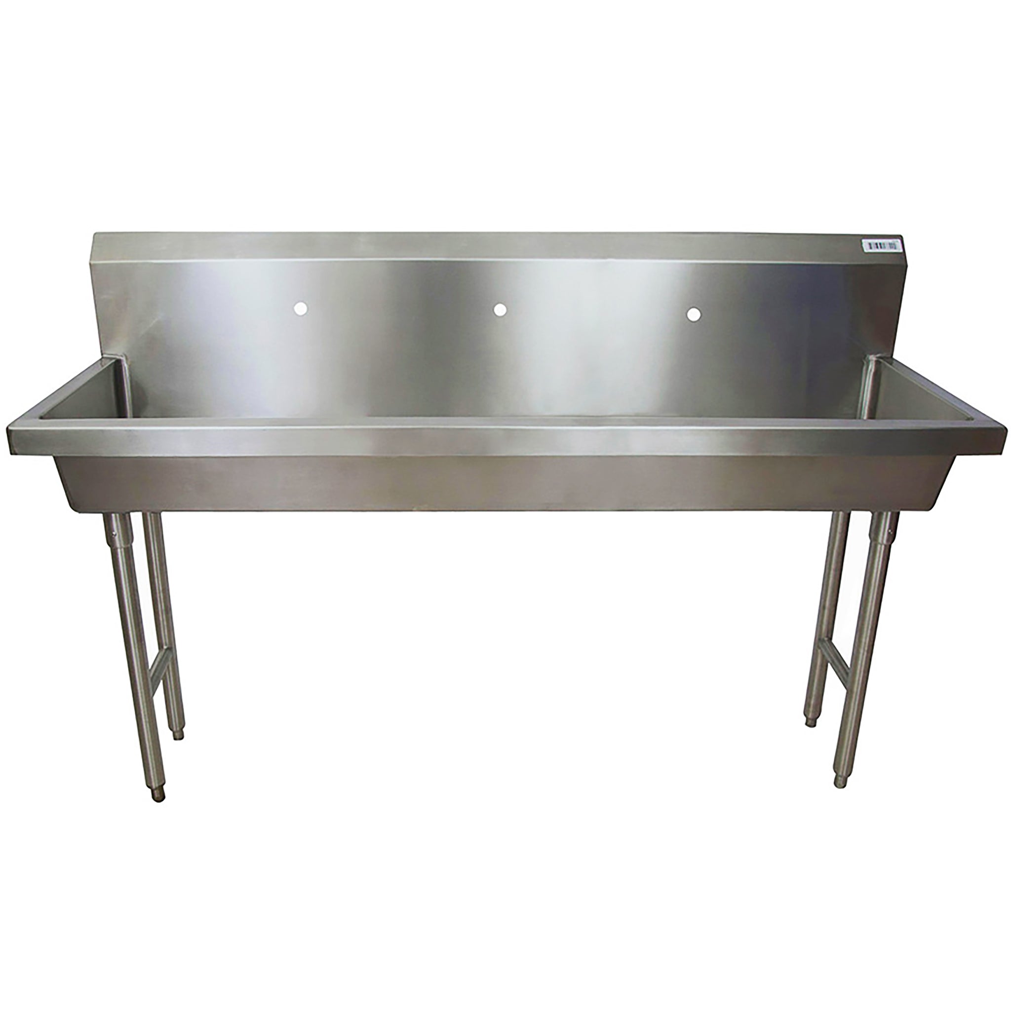 BK Resources MSHS Series Free Standing Multi-Station Hand Washing Sink - Various Sizes-Phoenix Food Equipment