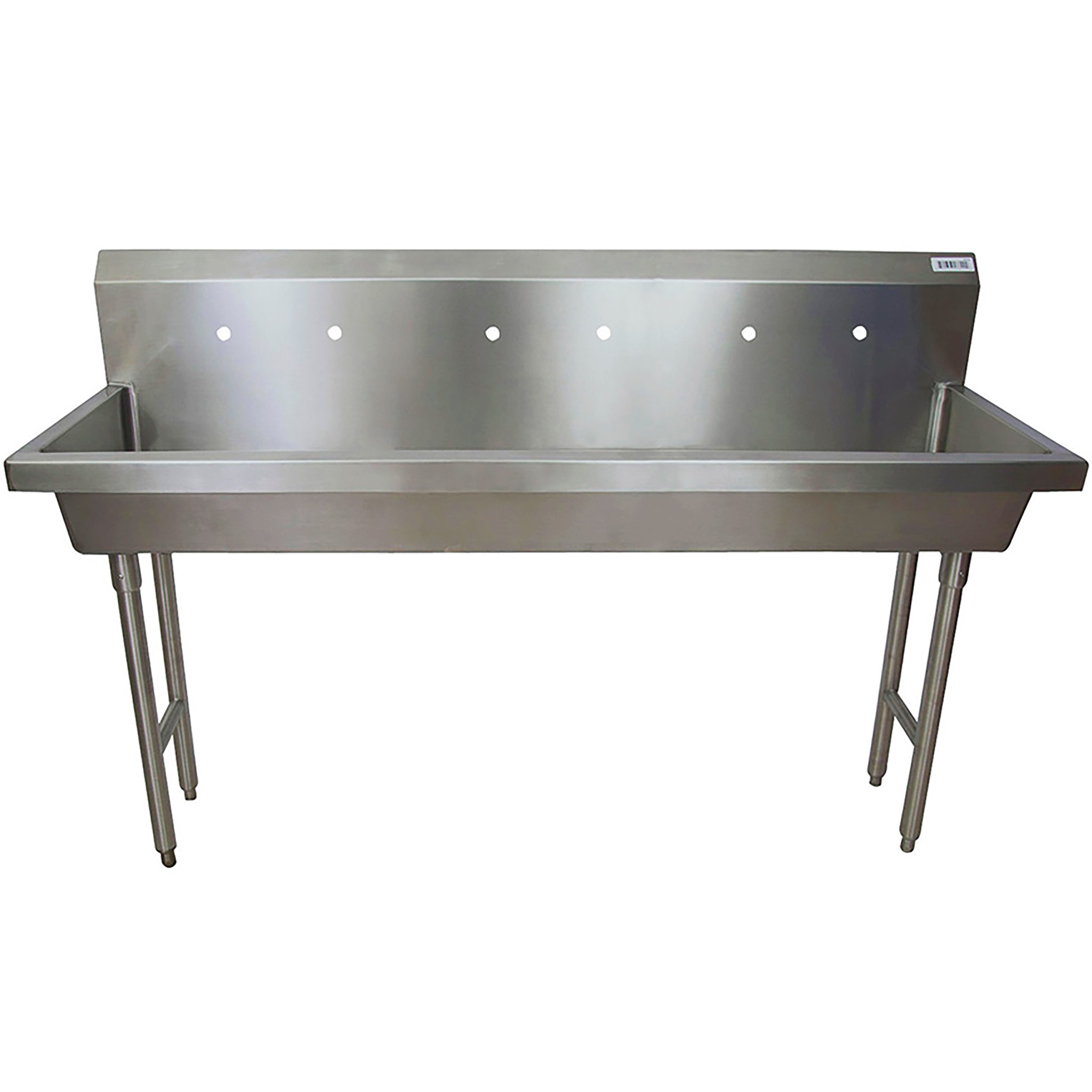 BK Resources MSHS Series Free Standing Multi-Station Hand Washing Sink - Various Sizes-Phoenix Food Equipment