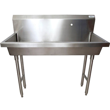 BK Resources MSHS Series Free Standing Multi-Station Hand Washing Sink - Various Sizes-Phoenix Food Equipment