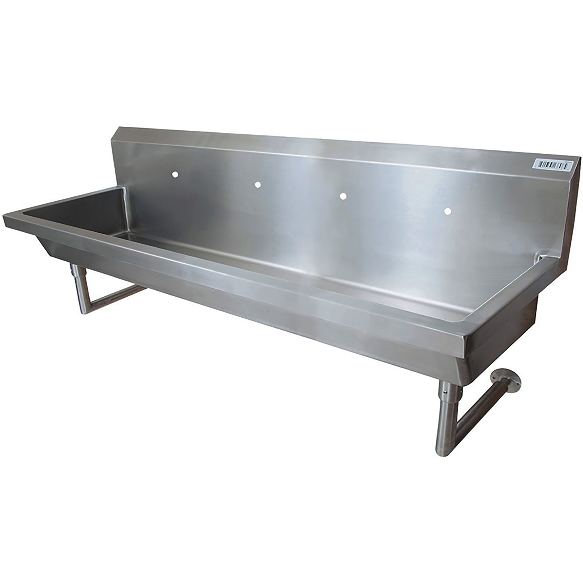 BK Resources MSHS Series Wall Mounted Multi-Station Hand Washing Sink - Various Sizes-Phoenix Food Equipment