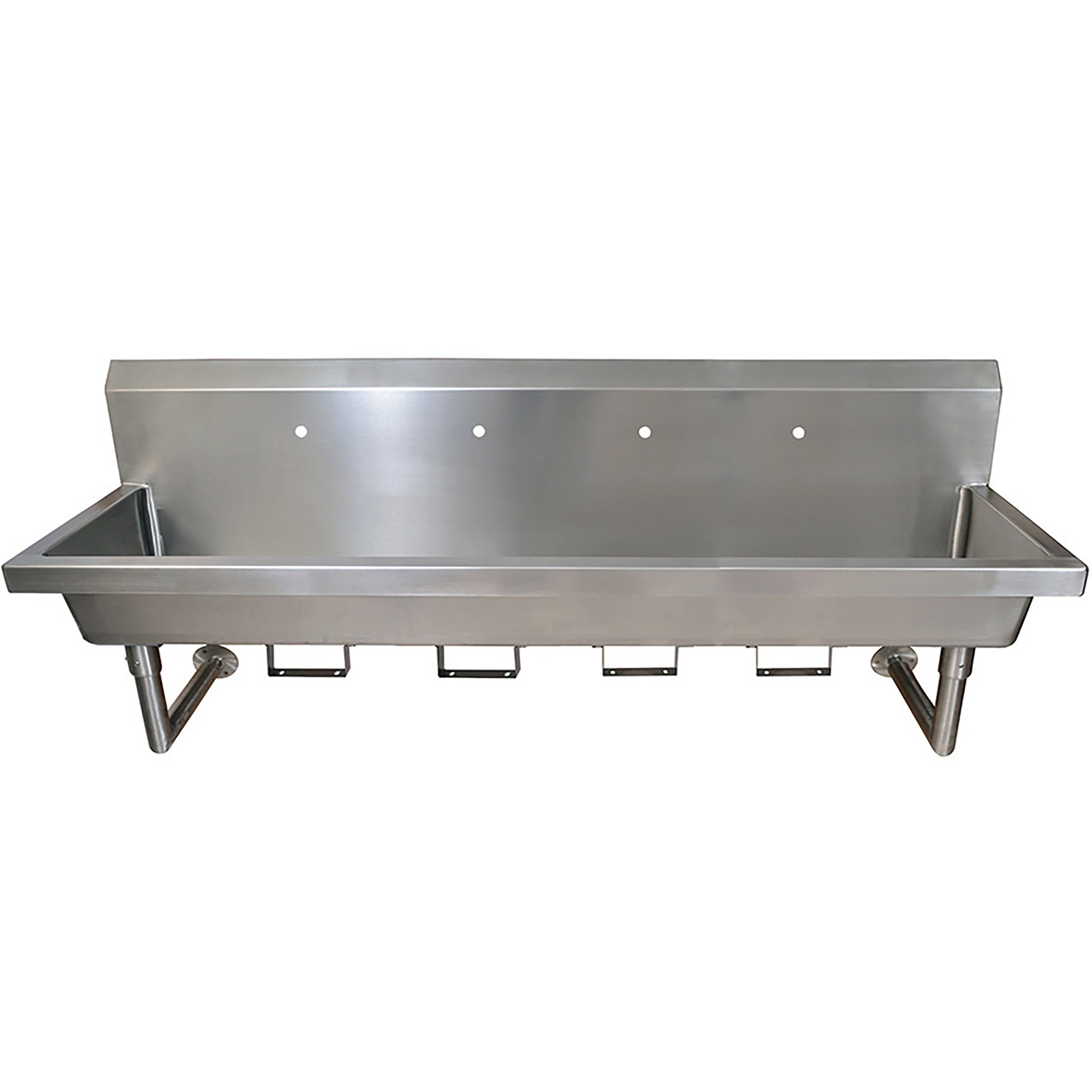 BK Resources MSHS Series Wall Mounted Multi-Station Hand Washing Sink - Various Sizes-Phoenix Food Equipment