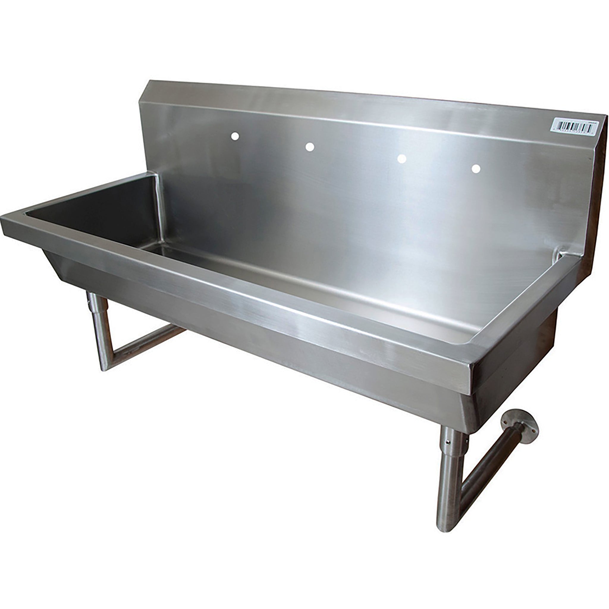 BK Resources MSHS Series Wall Mounted Multi-Station Hand Washing Sink - Various Sizes-Phoenix Food Equipment