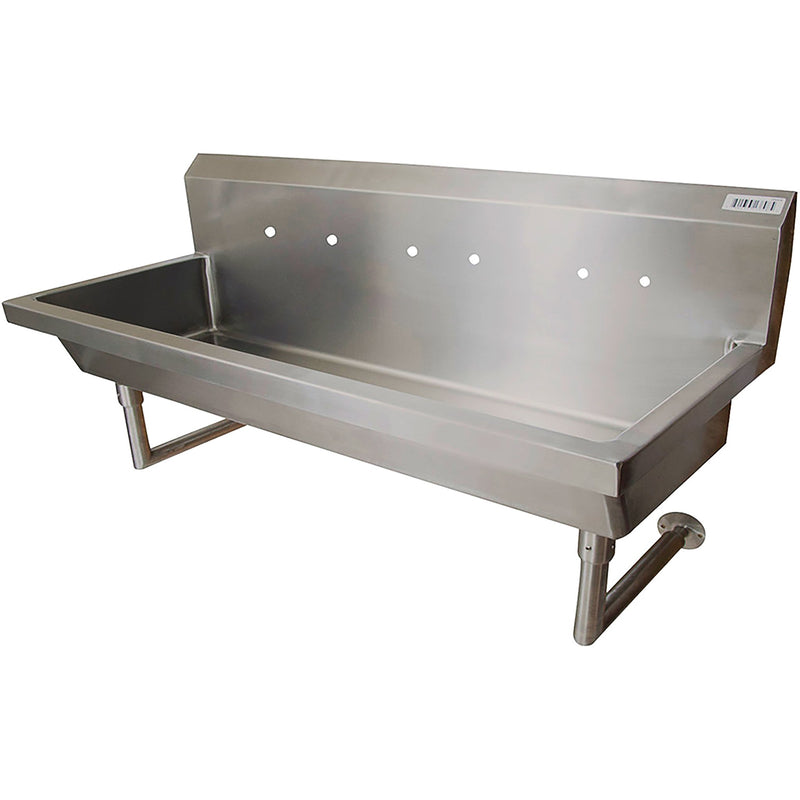 BK Resources MSHS Series Wall Mounted Multi-Station Hand Washing Sink - Various Sizes-Phoenix Food Equipment