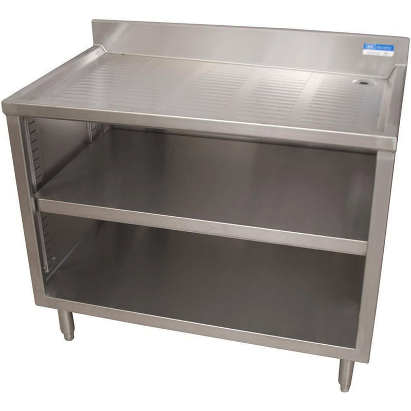 BK Resources UB4-21-GC481 Glass Rack Cabinet, 48" Wide - Including Adjustable Shelf-Phoenix Food Equipment