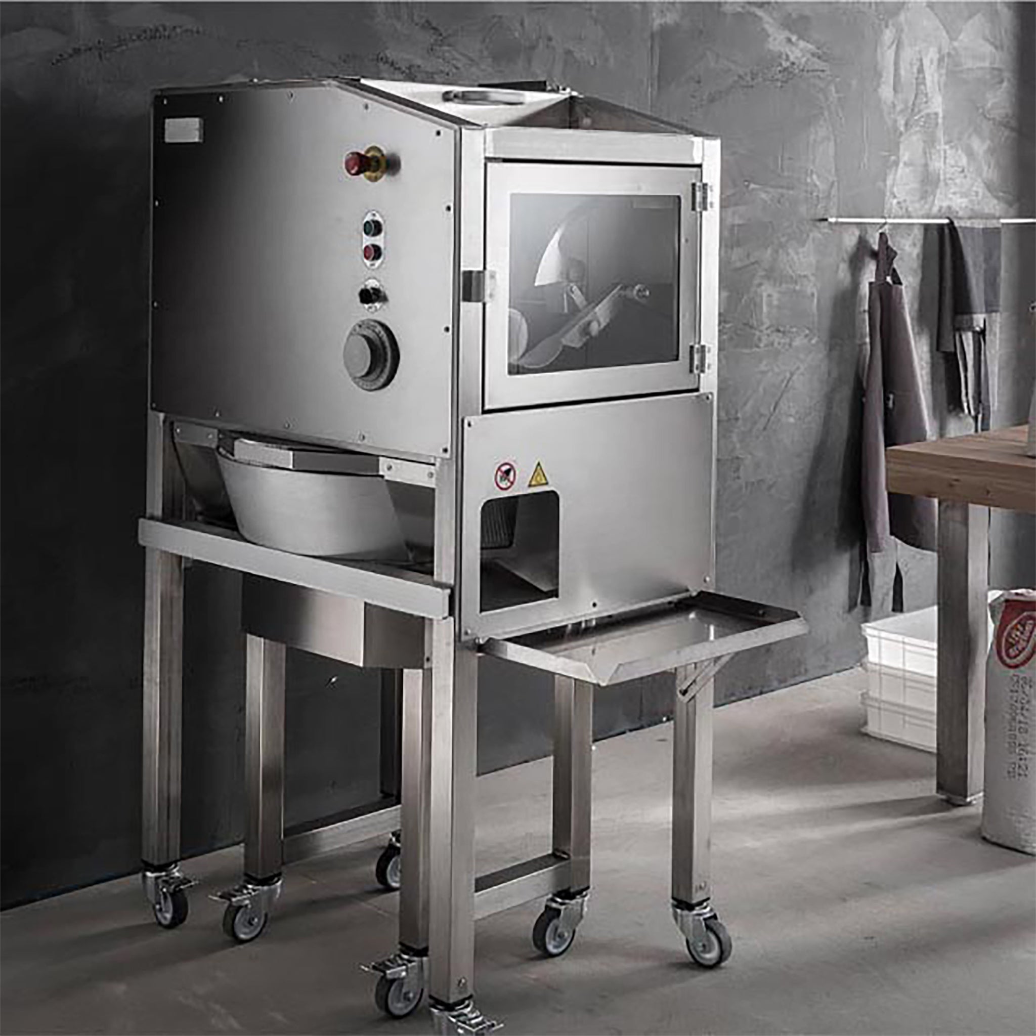 BakeMax BMDD005 Countertop Dough Divider & Rounder Combo - 180g to 650g Size Range-Phoenix Food Equipment