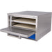 Bakers Pride P22S electric Hearthbake countertop pizza oven with the door open showing two stone baking decks