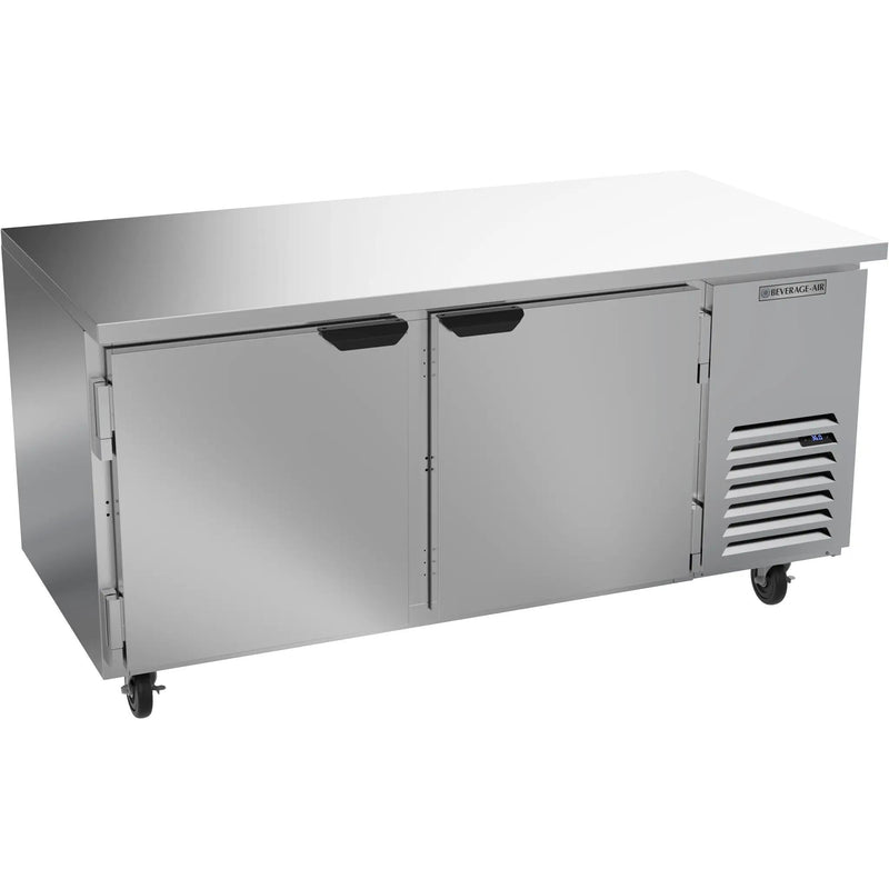 Beverage Air 67AHC-Series 67" Double Door Under Counter Freezer - Various Configurations-Phoenix Food Equipment