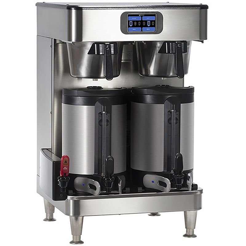 Bunn ICB-SH-TWIN-PE Platinum Edition Infusion Series Twin Coffee Brewer with Soft Heat Base-Phoenix Food Equipment
