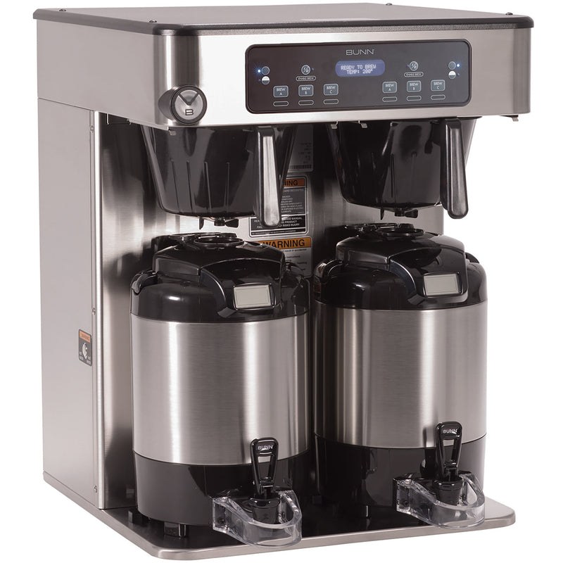 Bunn ICB-TWIN Infusion Series Twin Coffee Brewer with Hot Water Tap-Phoenix Food Equipment
