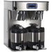 Bunn ICB-TWIN-PE Platinum Edition Infusion Series twin stainless coffee brewer with two servers and hot water tap
