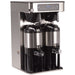Bunn ICB-TWIN-TALL Infusion Series twin tall stainless steel coffee brewer with hot water tap and two tall servers
