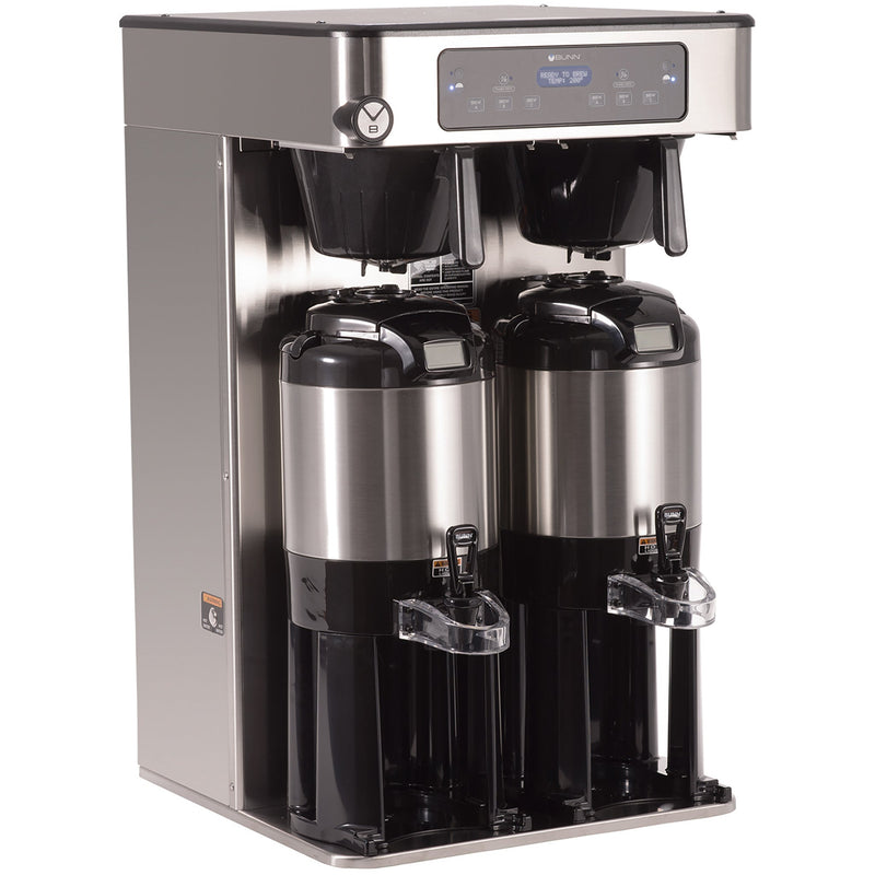 Bunn ICB-TWIN-TALL Infusion Series Twin Tall Coffee Brewer with Hot Water Tap-Phoenix Food Equipment
