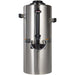 Bunn TITAN-TF Series 1.5 gallon (5.7L) stainless steel insulated coffee server, alternate view of the faucet and gauge