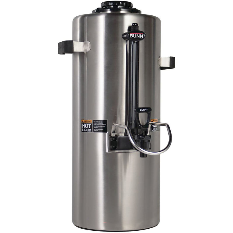 Bunn TITAN-TF Series 1.5 gallon (5.7L) stainless steel insulated coffee server with sight gauge, front view