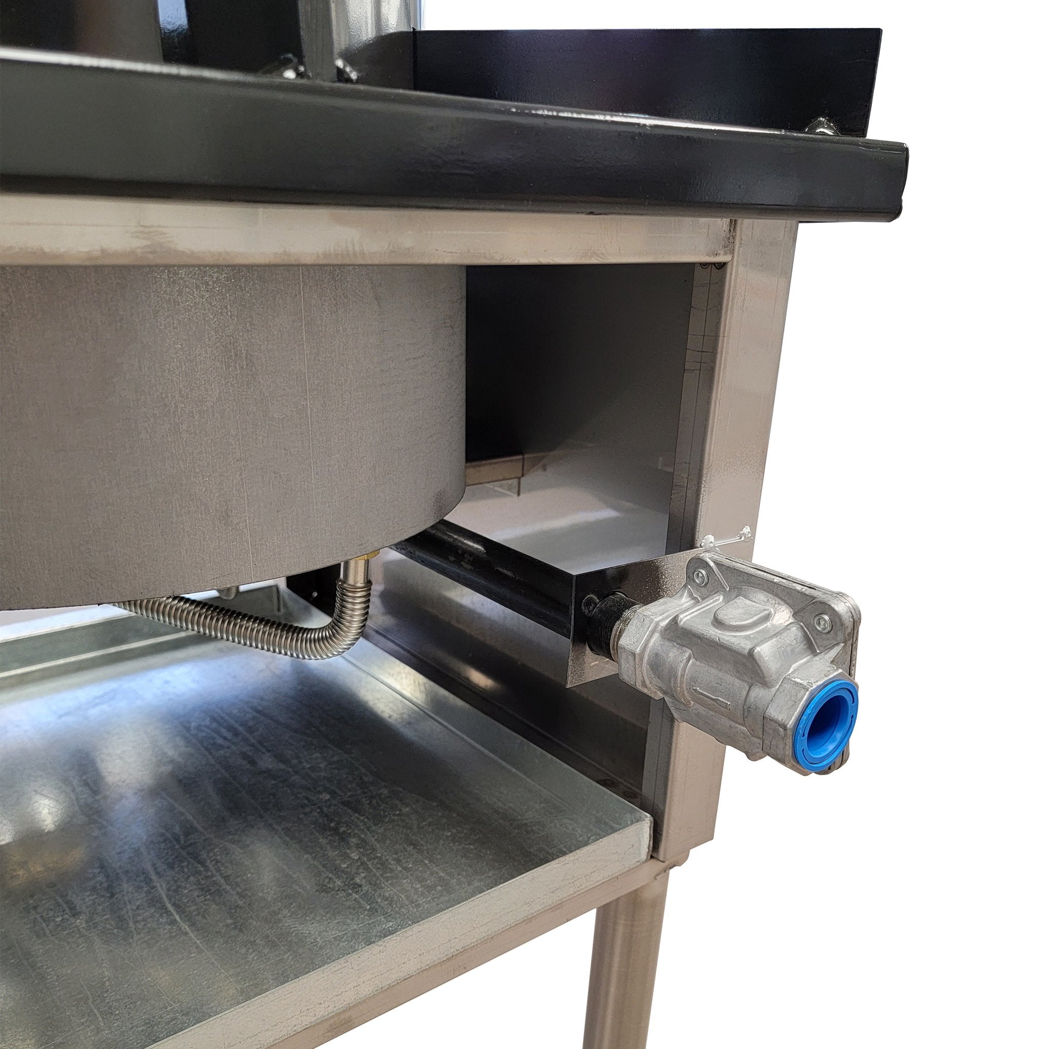 Cambo SP Series Natural Gas/Propane Single Stock Pot Range - Includes Wok Adapter-Phoenix Food Equipment