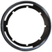 Cambo wok adapter bar for stock pot range, top view of the black steel ring showing its notched inner edge
