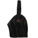 Ciao Bella Primo full premium woven oven cover in black with logo, fitted to cover the oven dome and tall chimney
