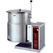 Crown EC-6TW electric countertop tilting steam kettle, 6 gallon, stainless steel with lid, tilt handle and control tower