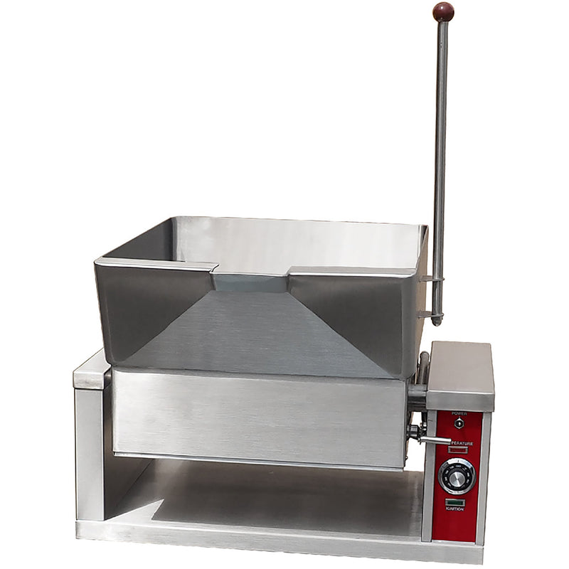 Crown ECTS-12 Electric Counter Tilting Skillet - 12 Gallon Capacity-Phoenix Food Equipment