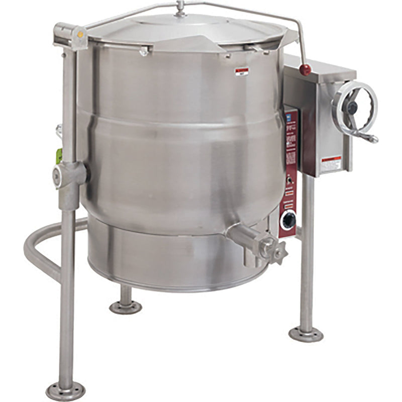 Crown ELT-100 Electric Tilting Steam Kettle - 100 Gallon Capacity-Phoenix Food Equipment