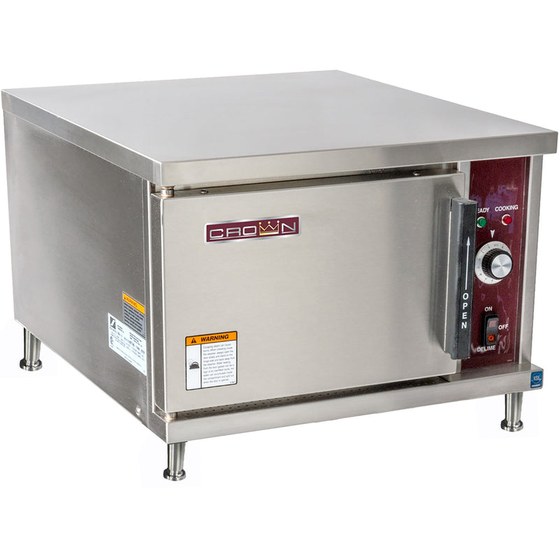 Crown SX-3 Electric Counter Top Steaming Cabinet - 3 Pan Capacity-Phoenix Food Equipment