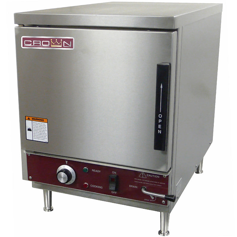 Crown SXN-4M Electric Counter Top Steaming Cabinet - 4 Pan Capacity-Phoenix Food Equipment