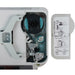 Detecto DL Series price computing scale with built-in printer, close-up of the open label printer compartment