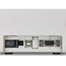 Detecto P225 thermal label printer, close-up of the rear panel with power switch, USB port and serial port