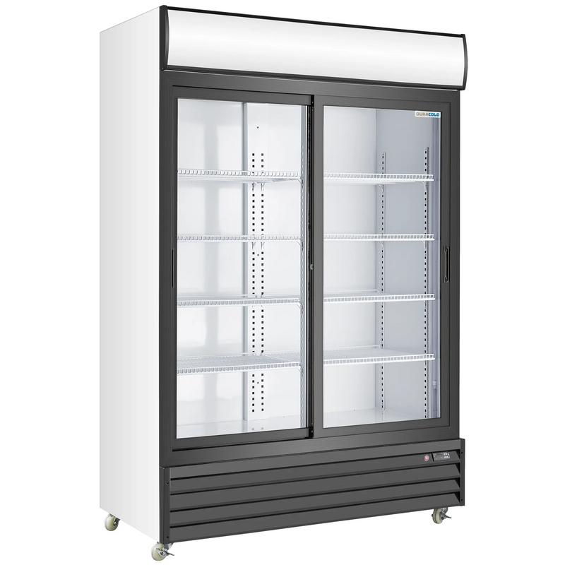 Duracold P1400WA Double Door 53" Wide Display Refrigerator-Phoenix Food Equipment