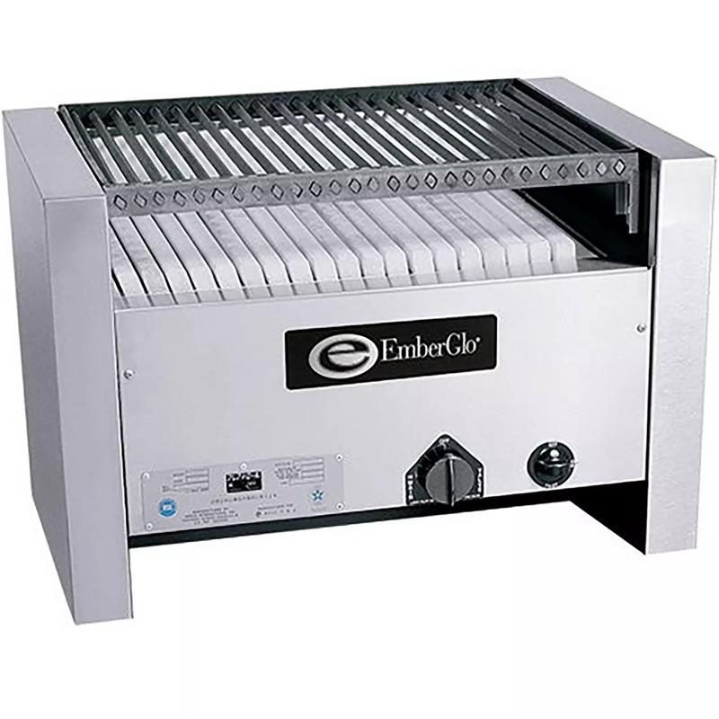 Emberglo 25C Natural Gas/Propane Countertop Radiant 26" Charbroiler-Phoenix Food Equipment