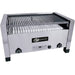 Emberglo 31C natural gas/propane countertop radiant 36 inch charbroiler, stainless steel body with grate, angled view