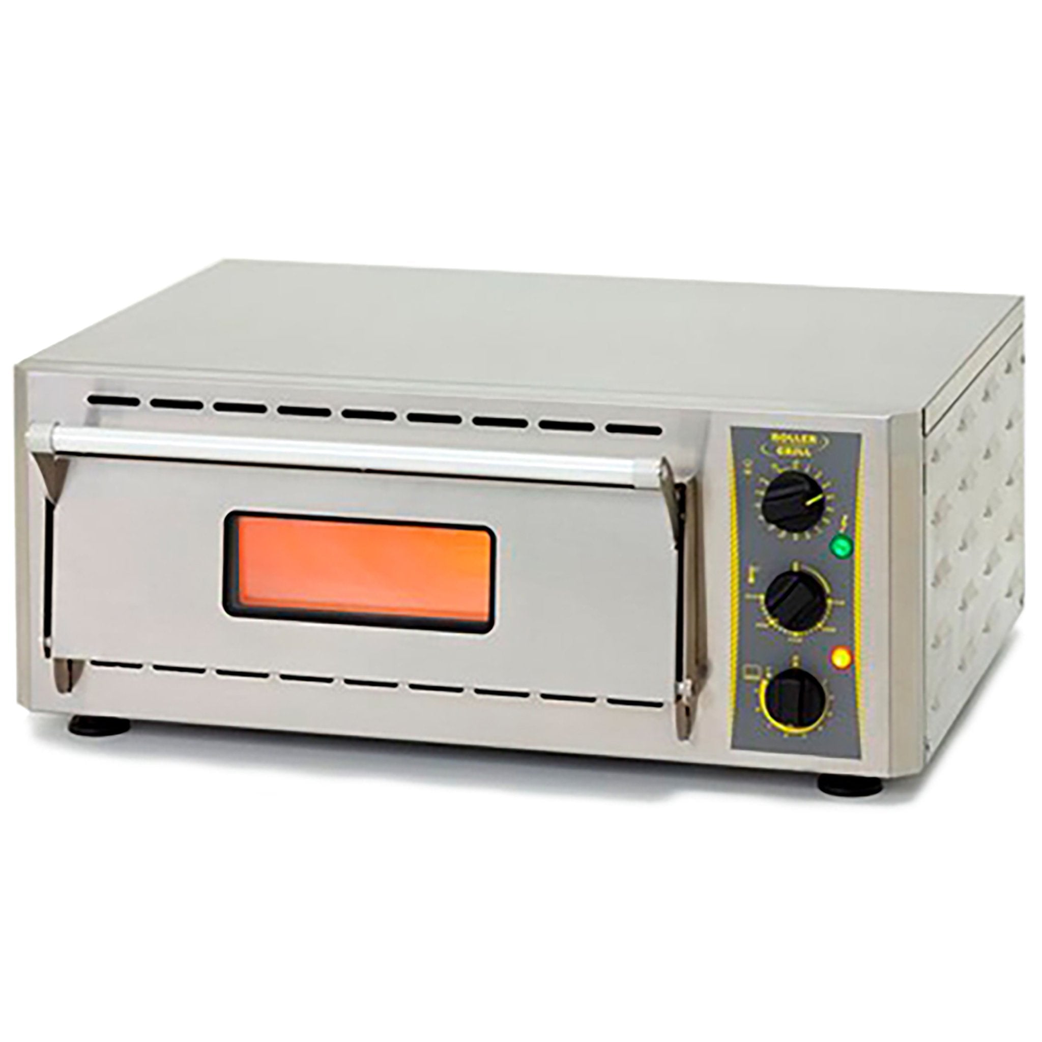 Equipex PZ-430S Electric 17" Single Deck Counter Top Pizza Oven - 120V or 208-240V-Phoenix Food Equipment