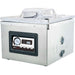 Eurodib Atmovac DIABLO17D countertop chamber vacuum sealing machine in stainless steel with clear lid and gauge