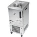 Eurodib CREA 10K gelato ice cream maker, 14L/hr, stainless steel floor-standing unit on casters, front view