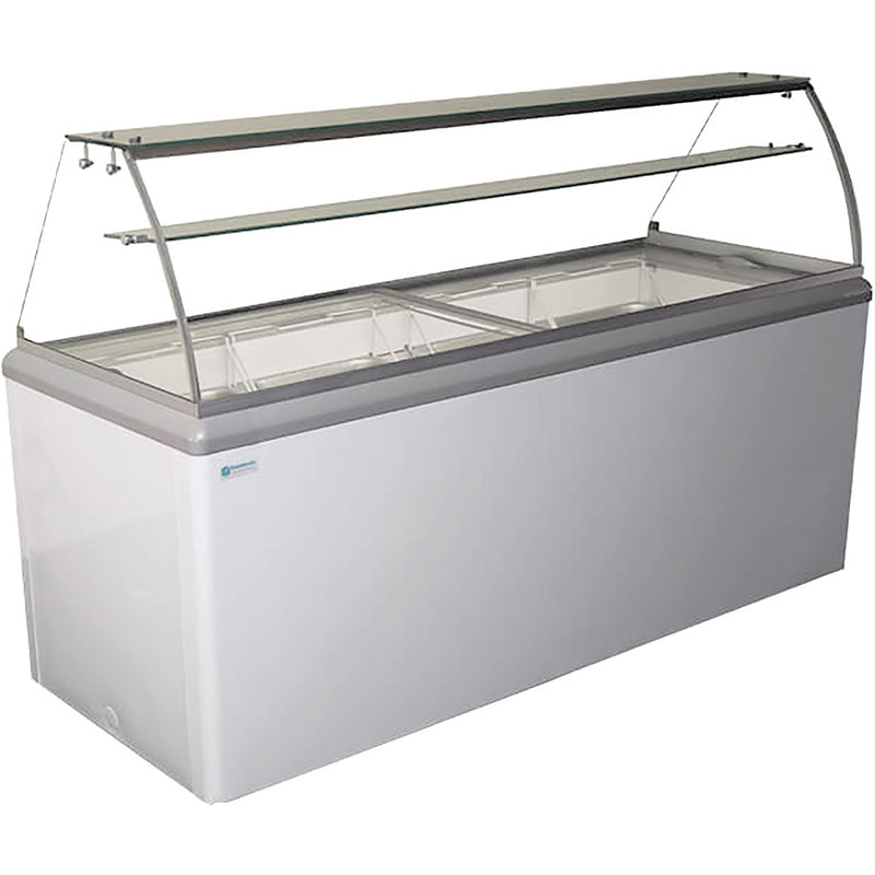 Excellence HBD-10HC 60" Ice Cream Dipping Freezer - 10 Tub Capacity-Phoenix Food Equipment