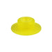 FIFO replacement dispensing valve in yellow silicone for FIFO squeeze bottle caps, alternate valve size