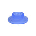 FIFO replacement dispensing valve in blue silicone for FIFO squeeze bottle caps, alternate valve size