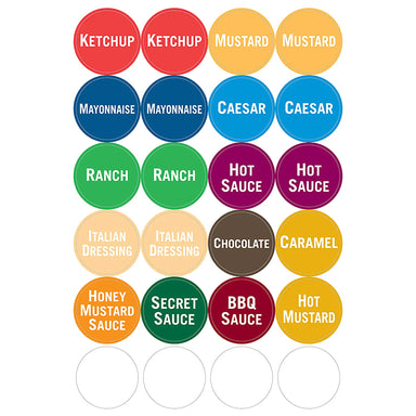 FIFO Label Sheets - Pack of 3 Sheets-Phoenix Food Equipment