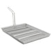 Frymate deep fryer filter for Vulcan LG400 fryers, stainless steel filter screen with raised ribs and lift handle