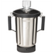 Hamilton Beach 6126-1100SR extra 4L blender container in stainless steel with two black handles and clear lid cap