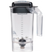 Hamilton Beach 6126-455 extra 1.4L blender container in clear plastic with black lid and measurement markings