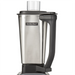 Hamilton Beach 6126-510S-CE extra 1.8L blender container in brushed stainless steel with black handle and lid