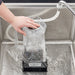 Hamilton Beach BCR100 blender container rinser shown in use rinsing an inverted blender jar in a steel sink