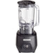 Hamilton Beach HBB908R 44 oz commercial bar blender with empty clear container and black base, front view