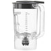 Hamilton Beach HBB908R bar blender, 44 oz clear container with measurement markings, handle and black lid